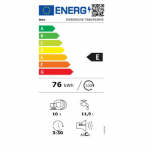 BEKO Mašina za pranje sudova DVS 05024 S