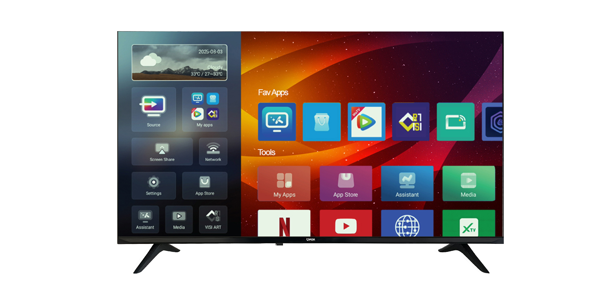 FOX SMART LED TV 42AOS470E